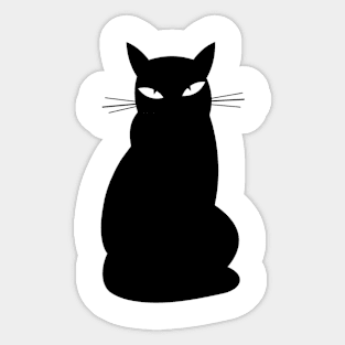 BLACK CAT Sticker